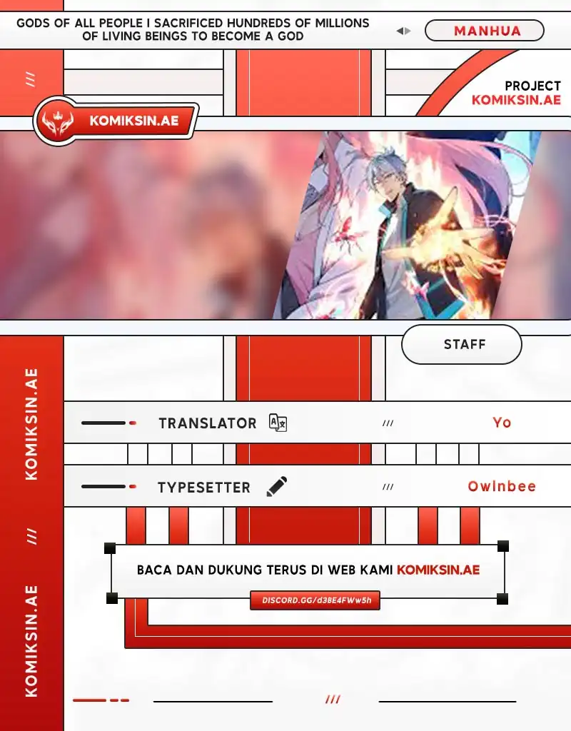 Komik Gods of All People: I Sacrificed Hundreds of Millions of Living Beings To Become a God Chapter 90 gambar nomor 1