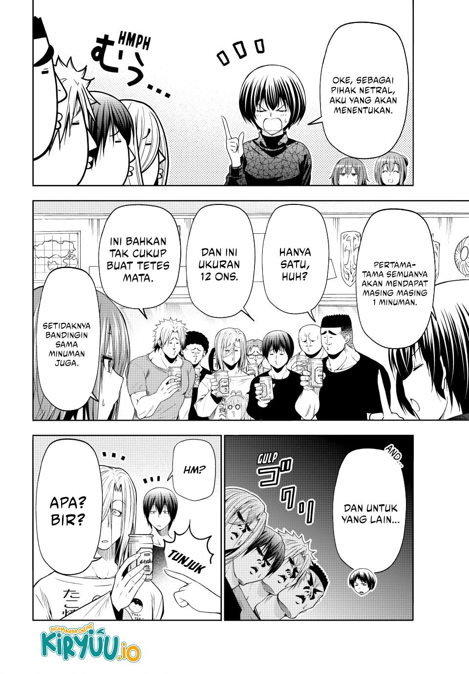 Grand Blue Chapter 105 Gambar 15