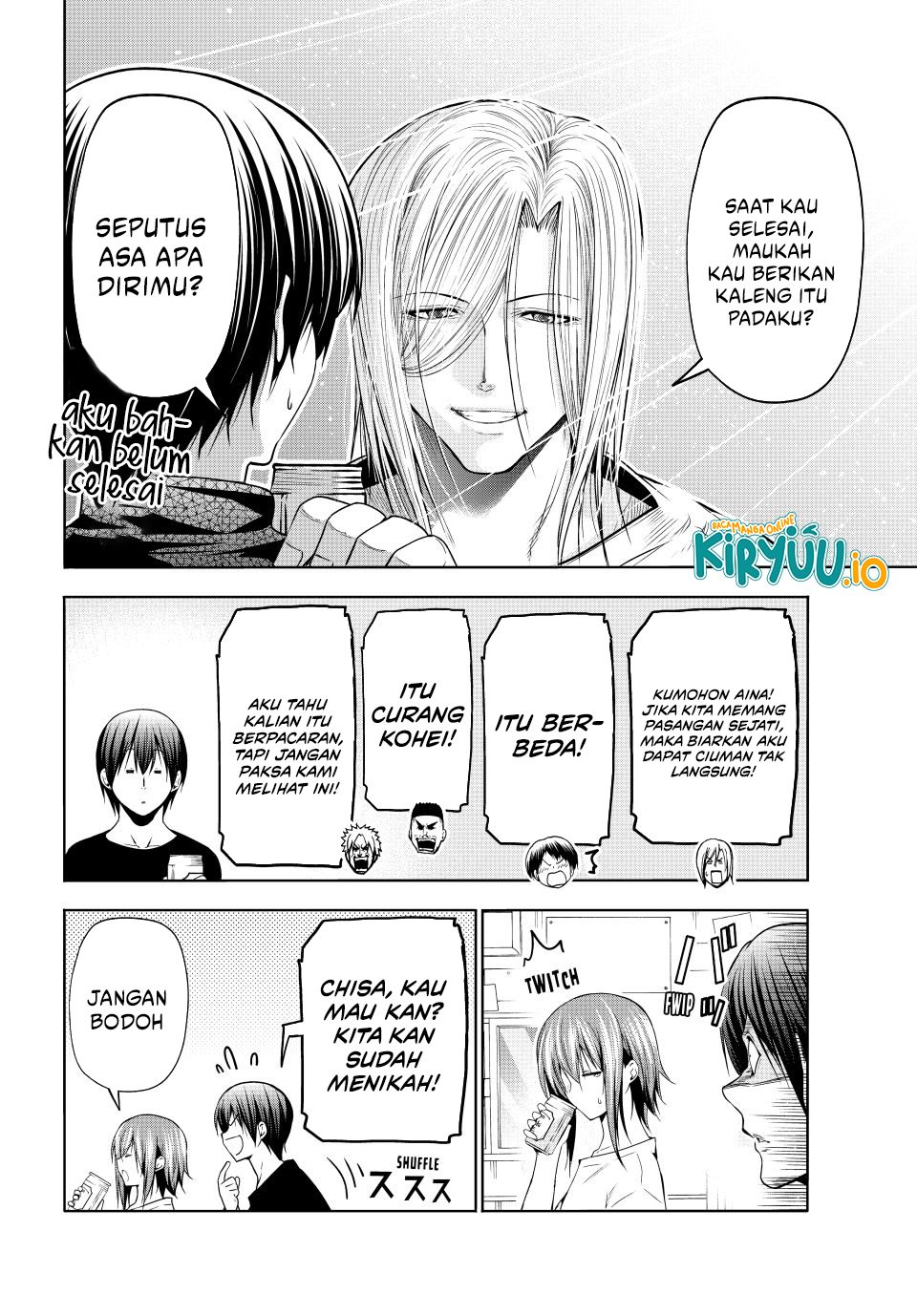 Grand Blue Chapter 105 Gambar 19