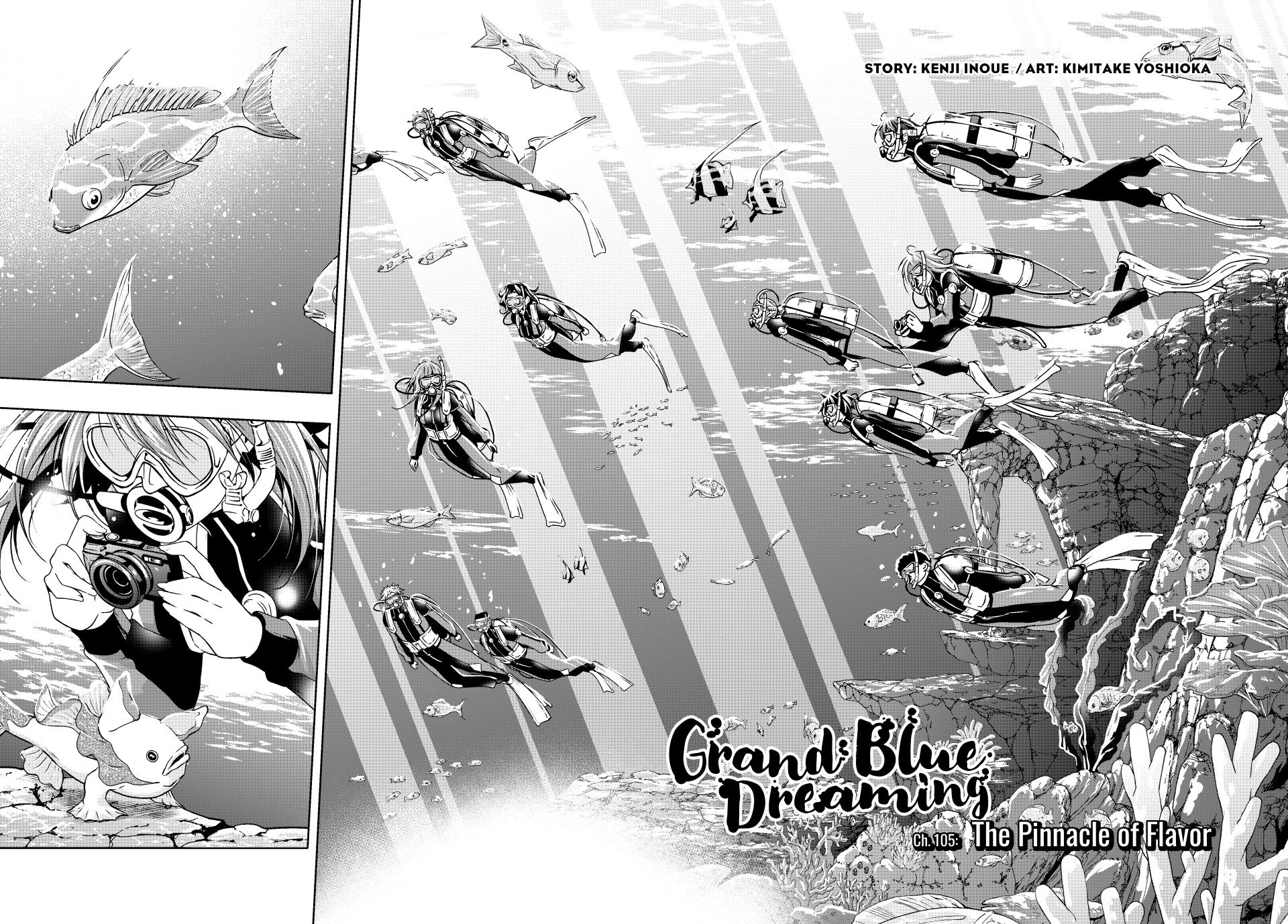 Manga Grand Blue Chapter 105 gambar nomor 2