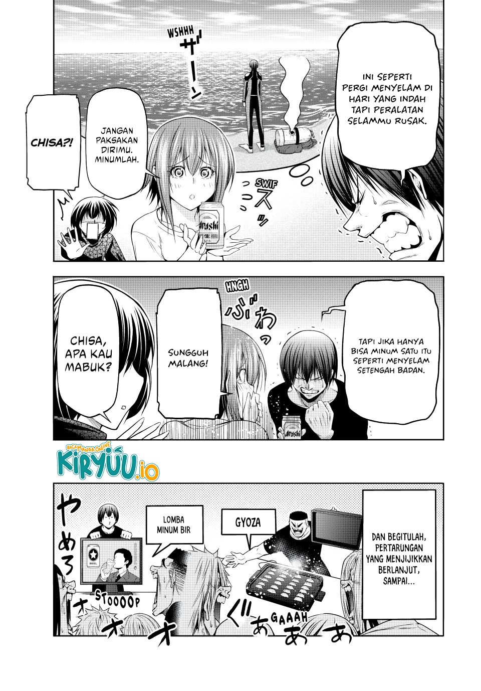 Grand Blue Chapter 105 Gambar 32
