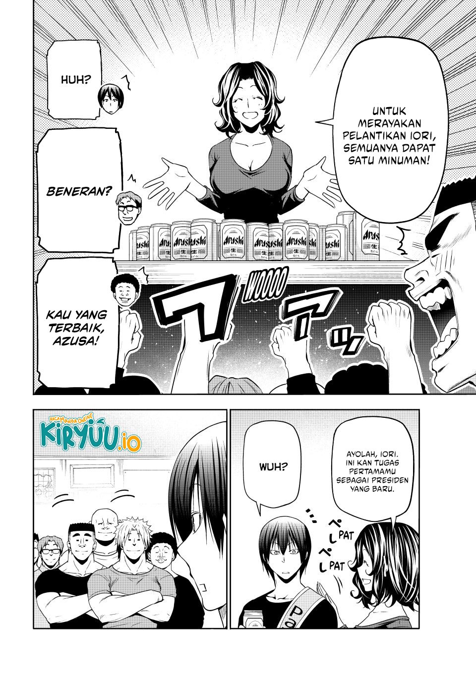 Grand Blue Chapter 105 Gambar 49