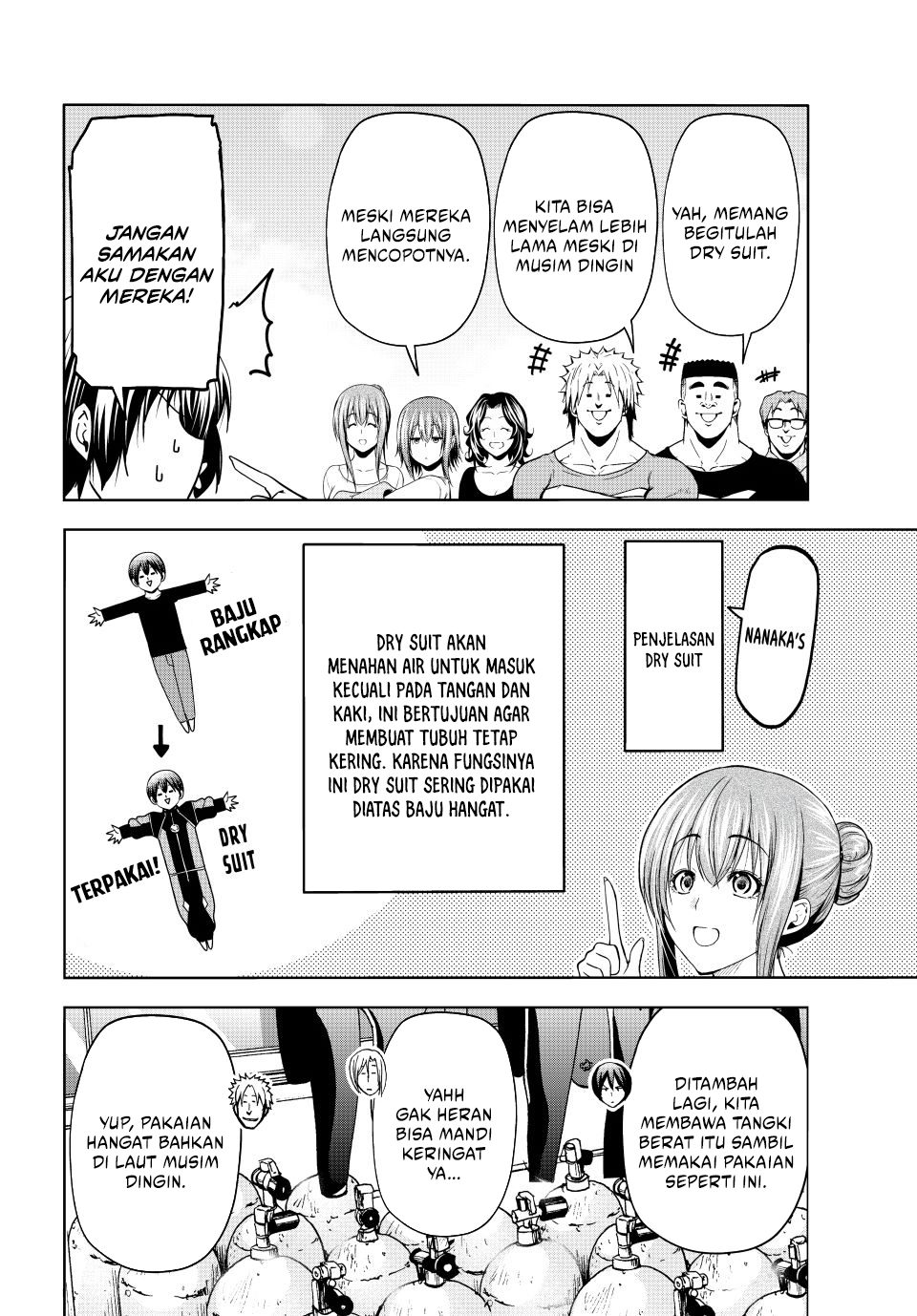 Grand Blue Chapter 105 Gambar 5