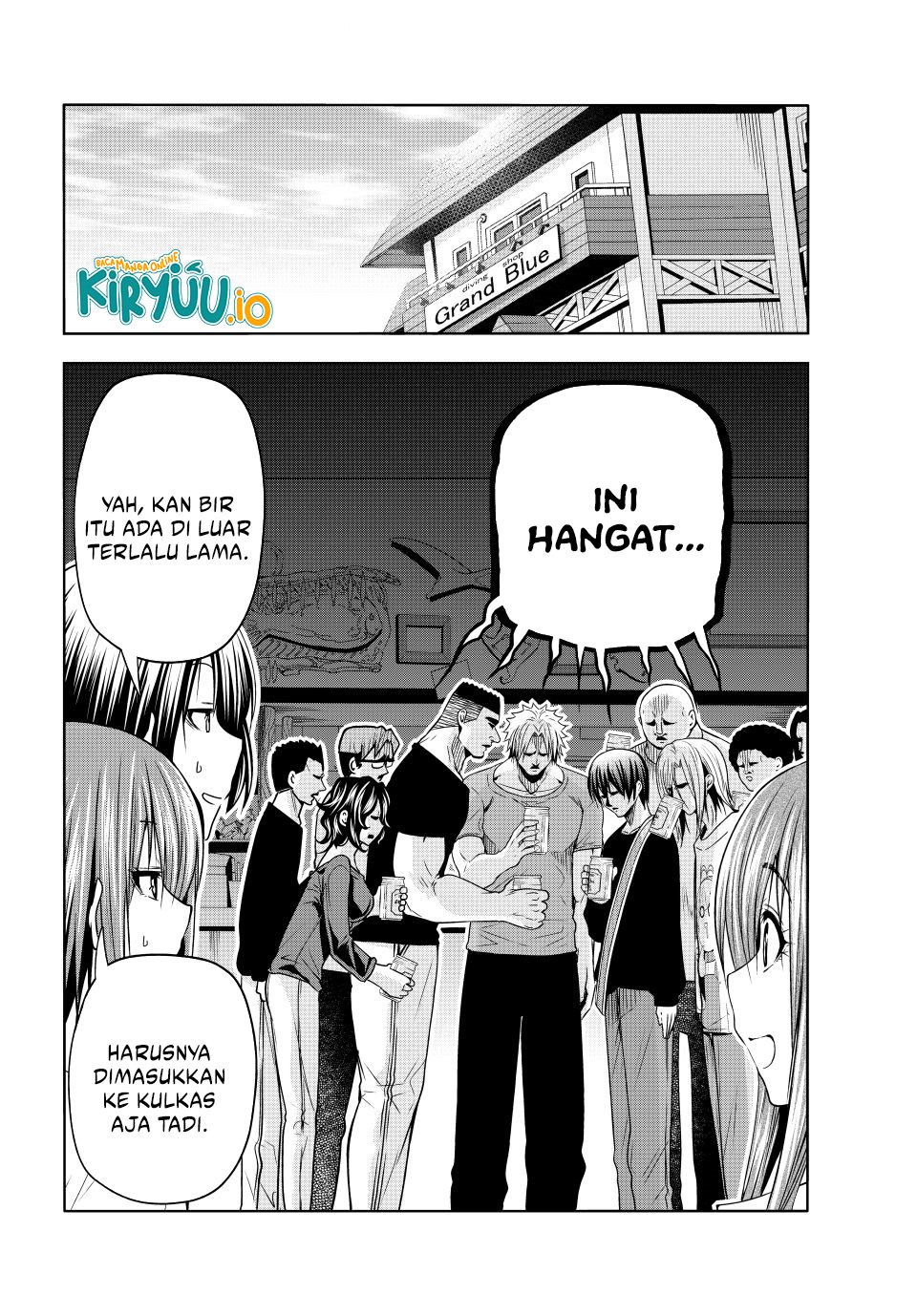 Grand Blue Chapter 105 Gambar 52