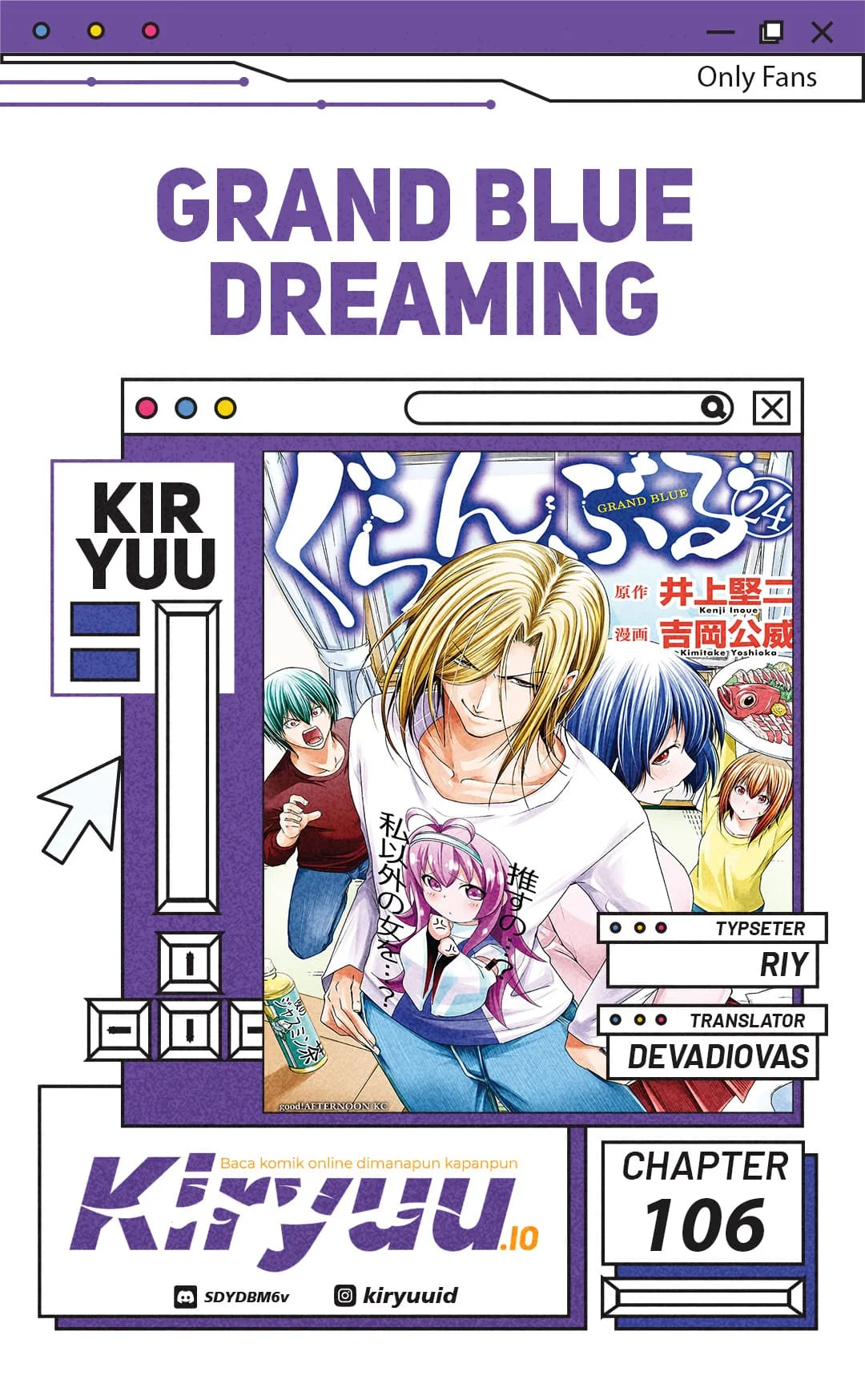 Komik Grand Blue Chapter 106 gambar nomor 1