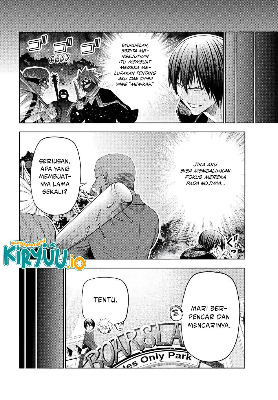 Grand Blue Chapter 106 Gambar 13