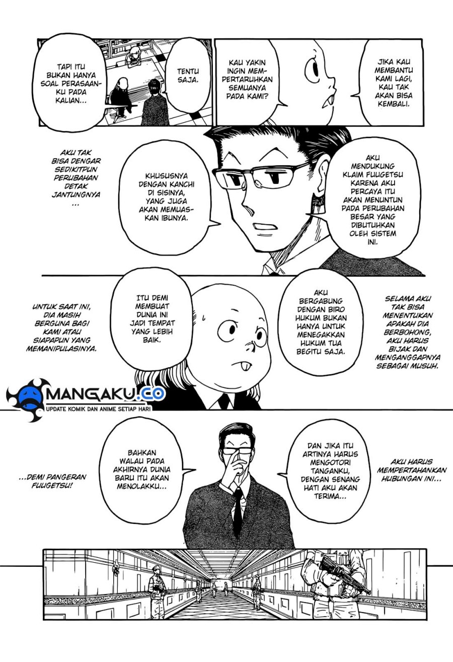 Hunter x Hunter Chapter 402 Gambar 12