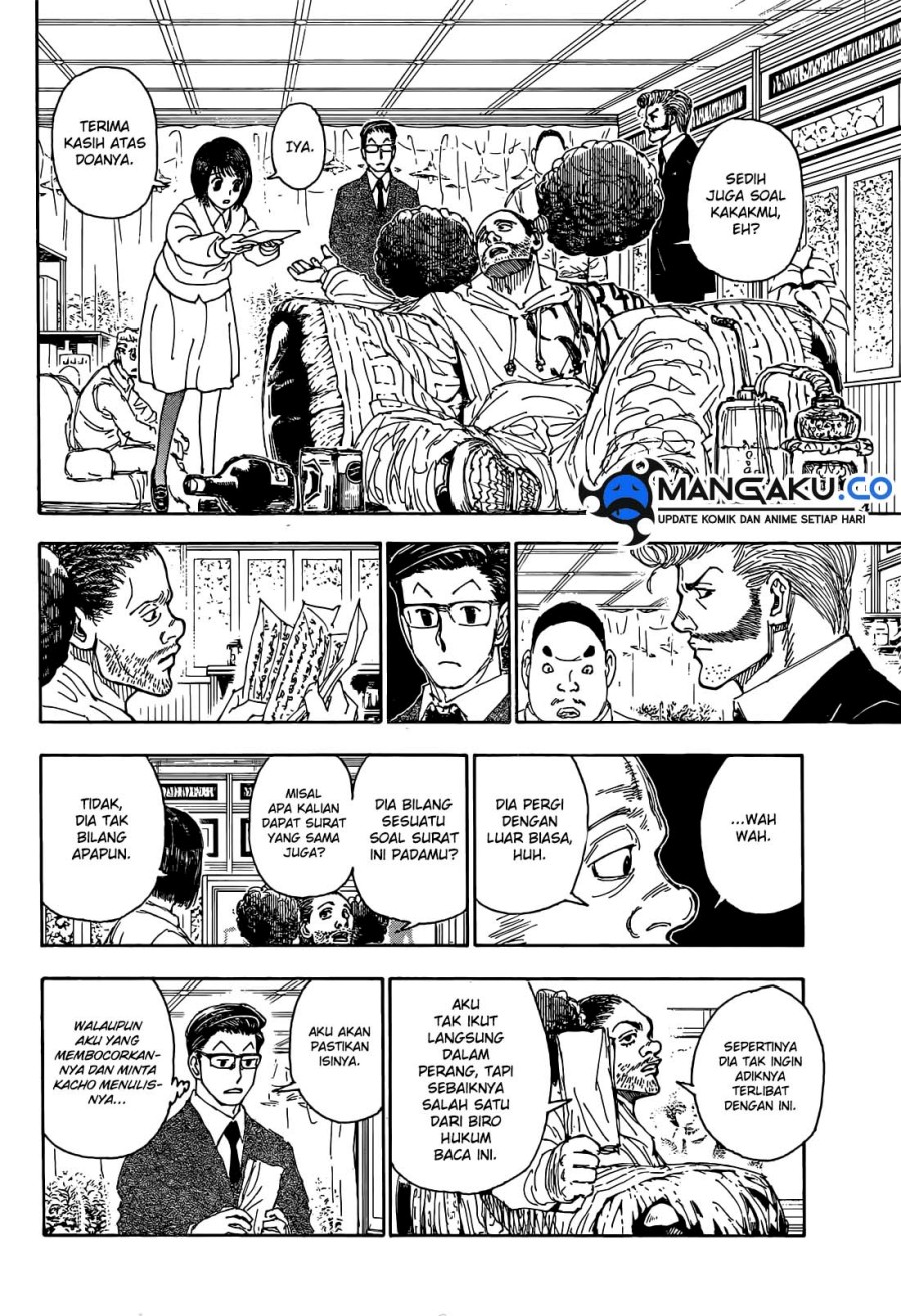 Hunter x Hunter Chapter 402 Gambar 17