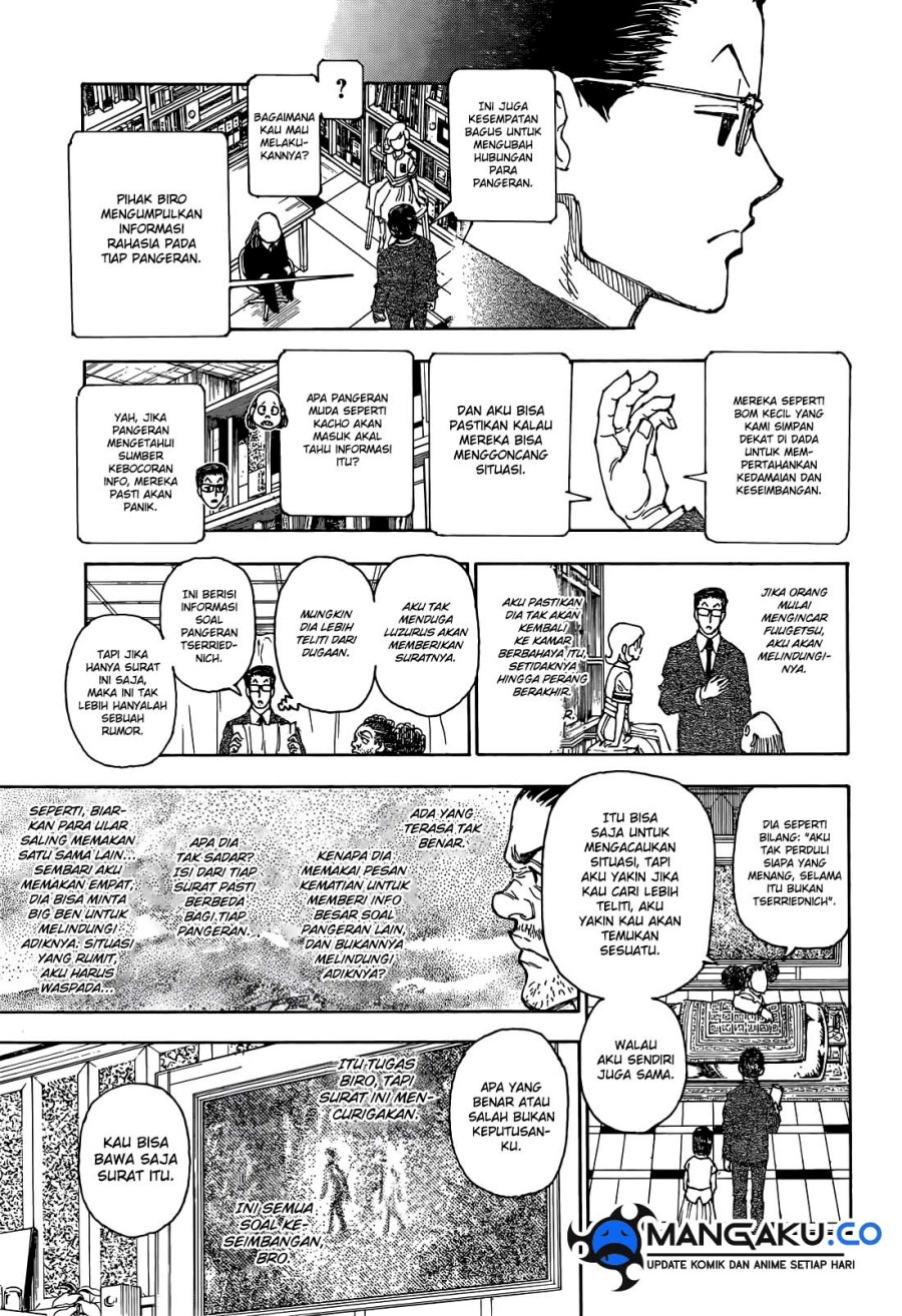 Hunter x Hunter Chapter 402 Gambar 18
