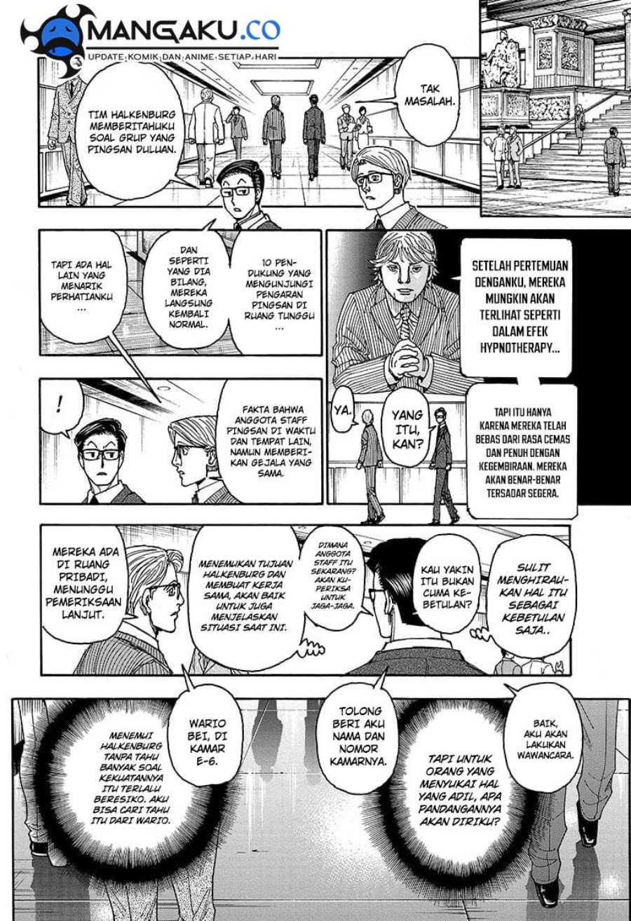Hunter x Hunter Chapter 403 Gambar 17