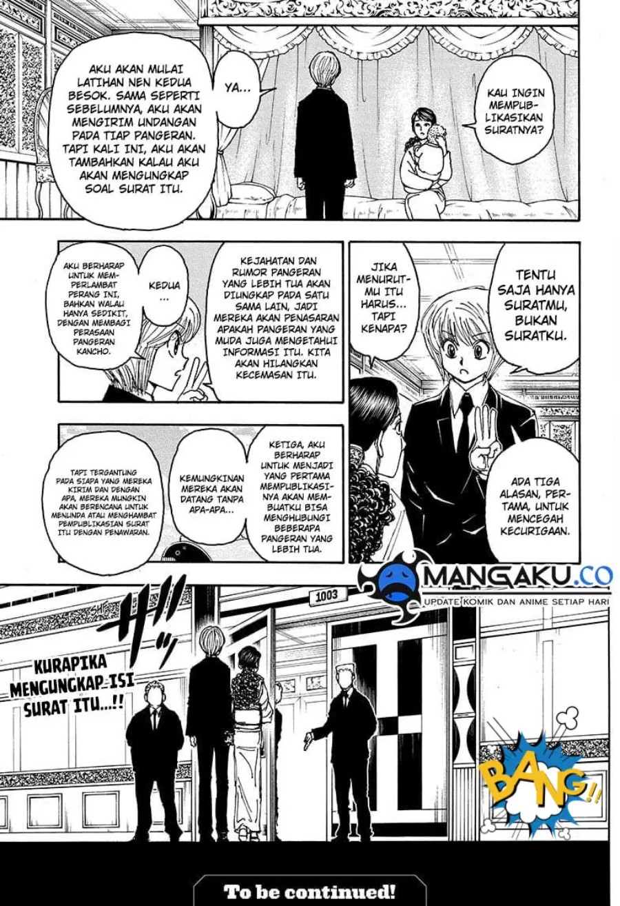 Hunter x Hunter Chapter 403 Gambar 20