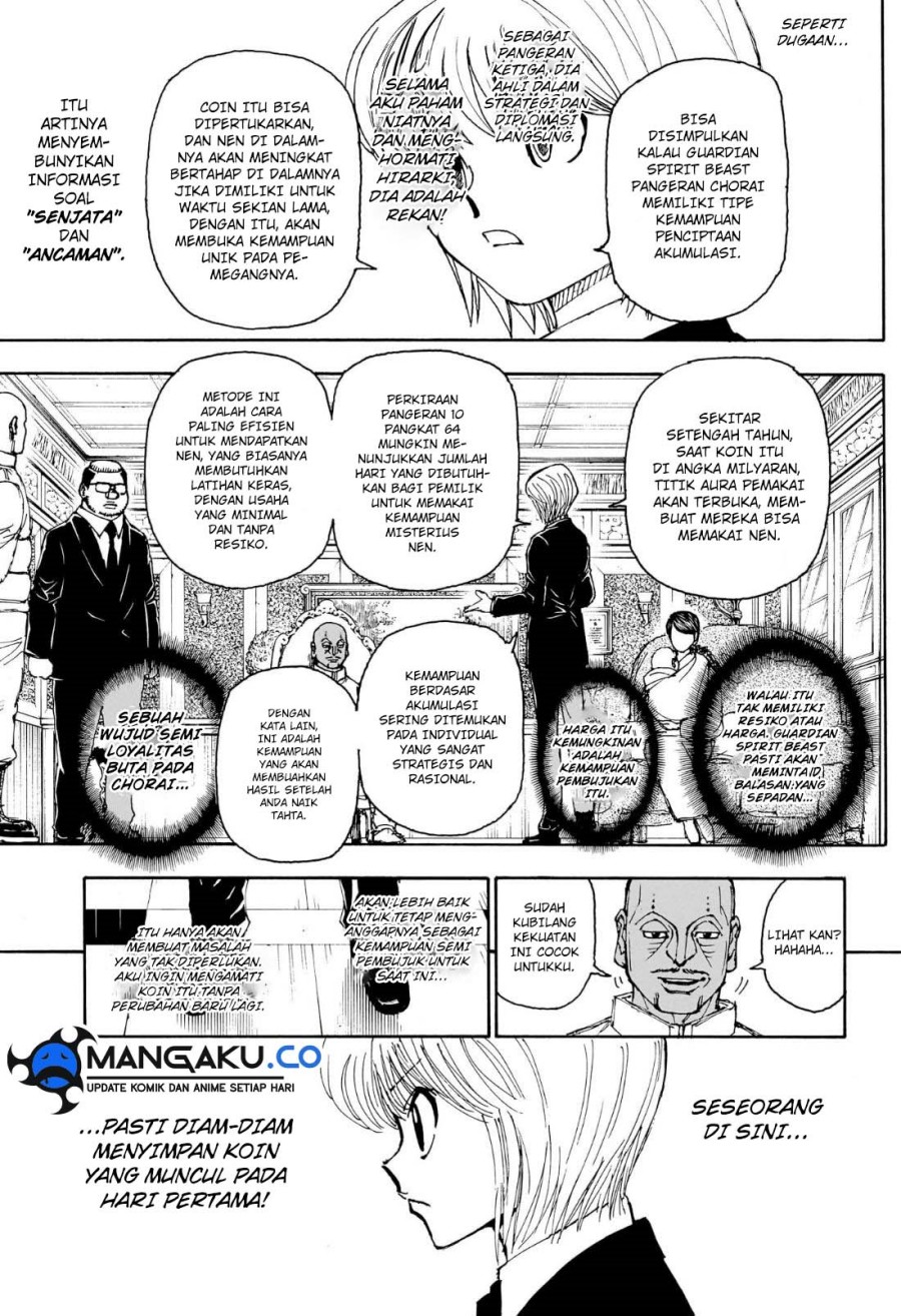 Hunter x Hunter Chapter 404 Gambar 4