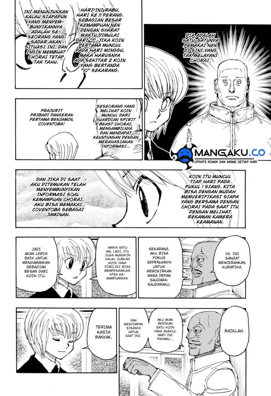 Hunter x Hunter Chapter 404 Gambar 5