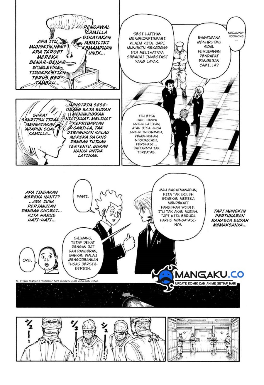 Hunter x Hunter Chapter 404 Gambar 17
