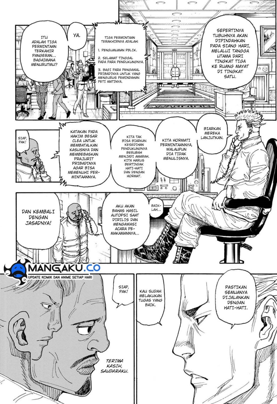 Hunter x Hunter Chapter 404 Gambar 19