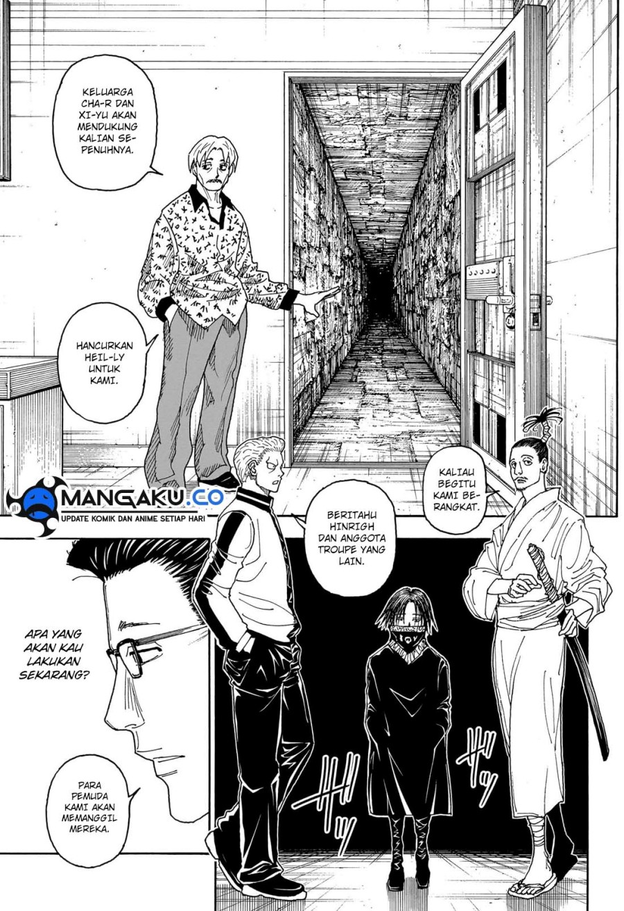 Hunter x Hunter Chapter 405 Gambar 16