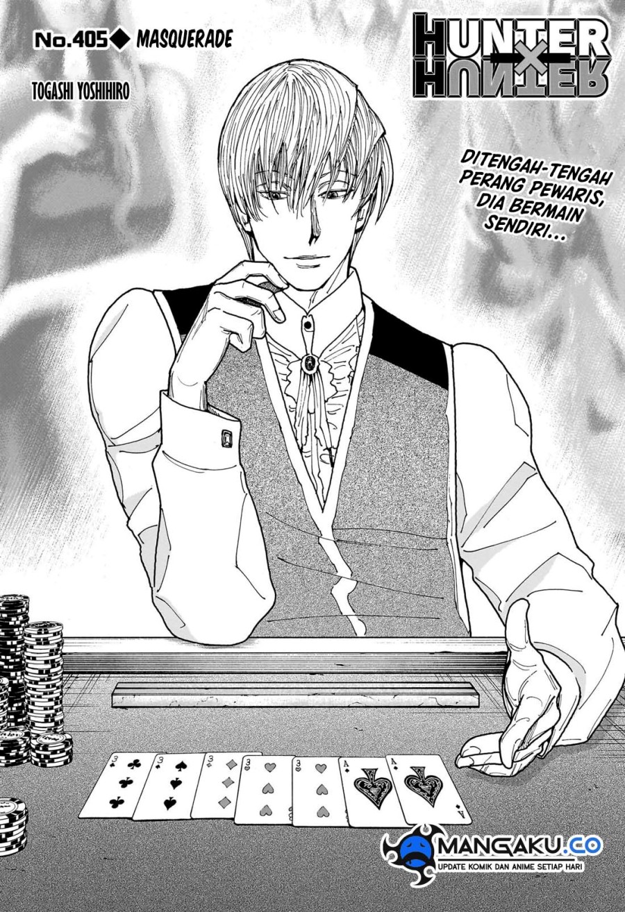 Hunter x Hunter Chapter 405 Gambar 3