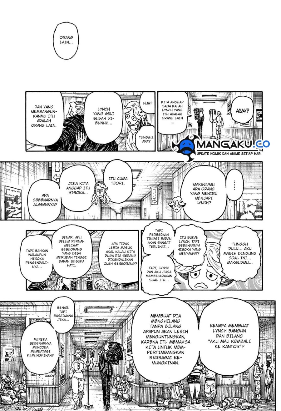 Hunter x Hunter Chapter 406 Gambar 9