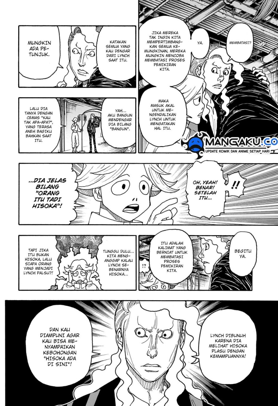 Hunter x Hunter Chapter 406 Gambar 10