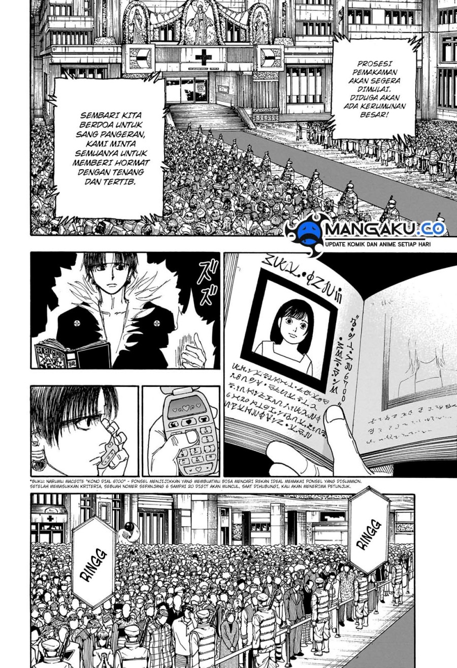 Hunter x Hunter Chapter 406 Gambar 12