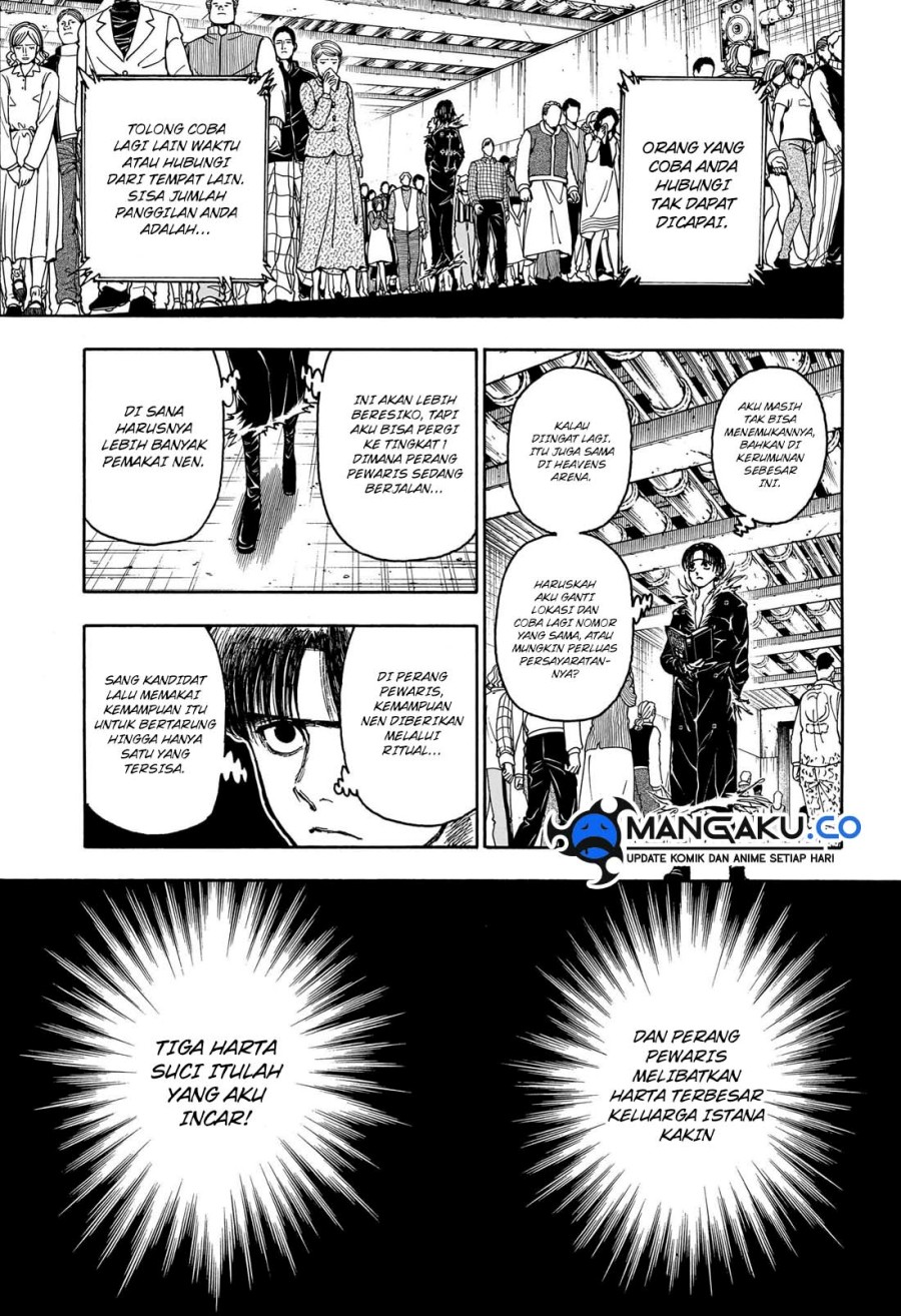 Hunter x Hunter Chapter 406 Gambar 13