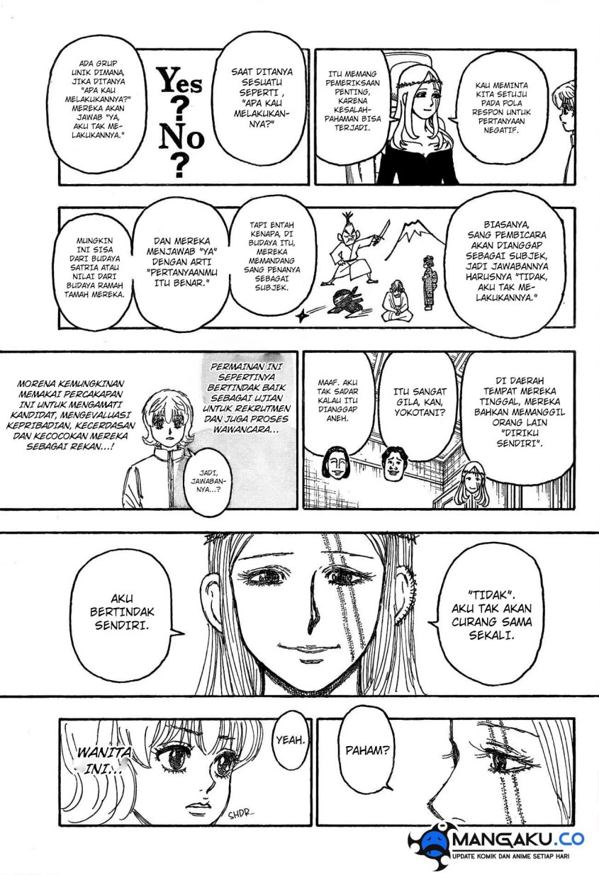 Hunter x Hunter Chapter 407 Gambar 12