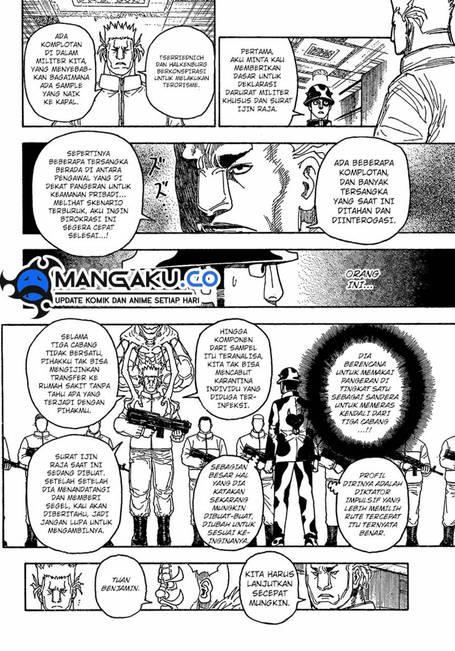 Hunter x Hunter Chapter 410 Gambar 16