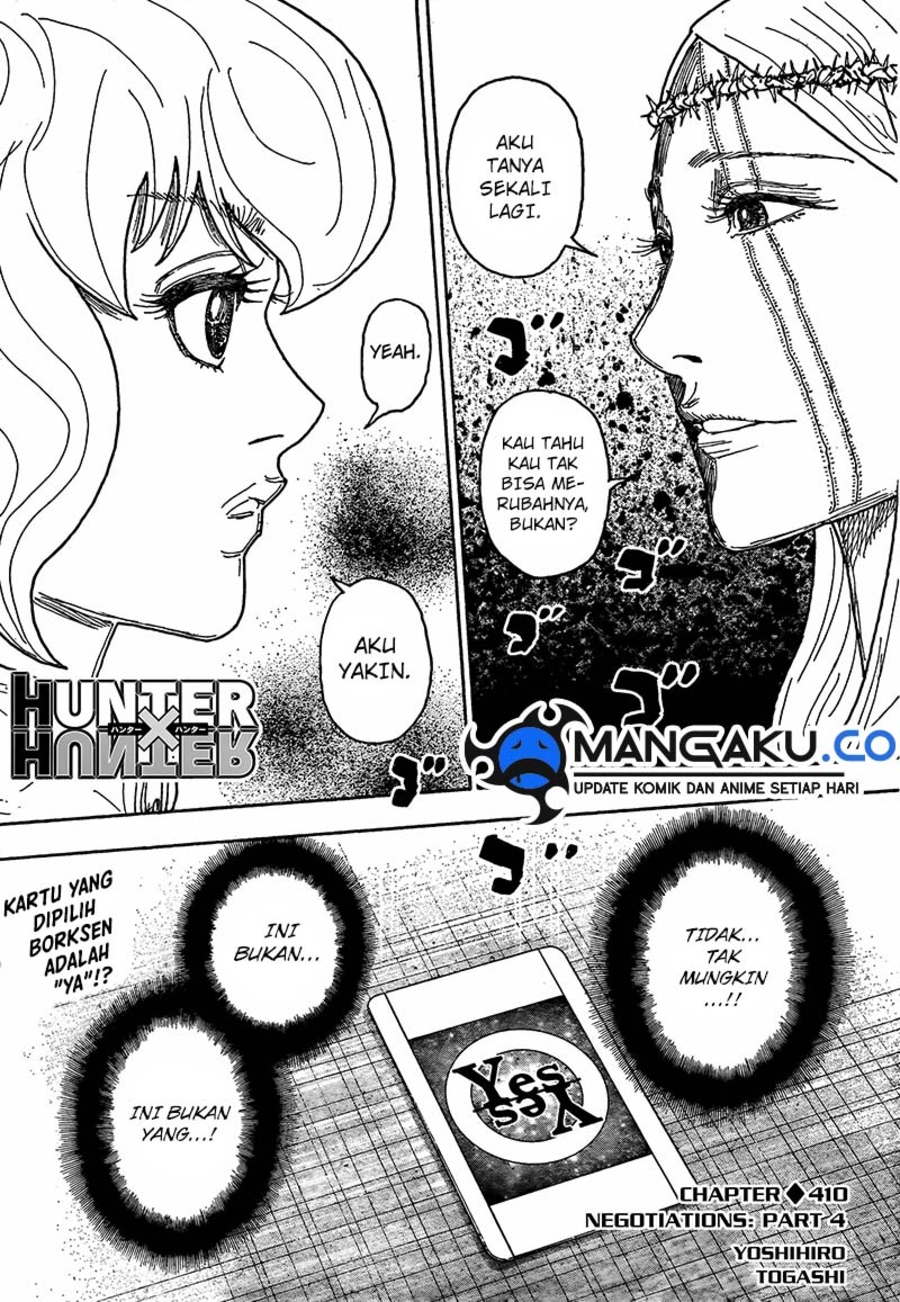 Manga Hunter x Hunter Chapter 410 gambar nomor 2