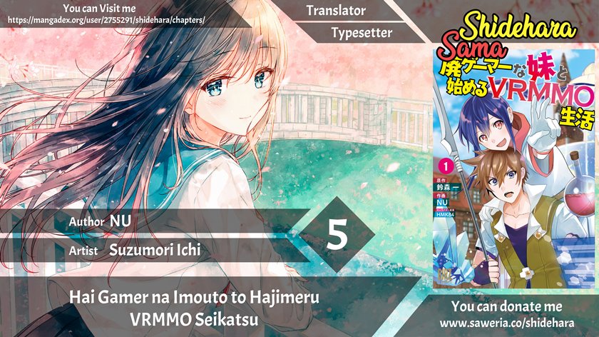 Komik Hai Gamer na Imouto to Hajimeru VRMMO Seikatsu Chapter 5 gambar nomor 1