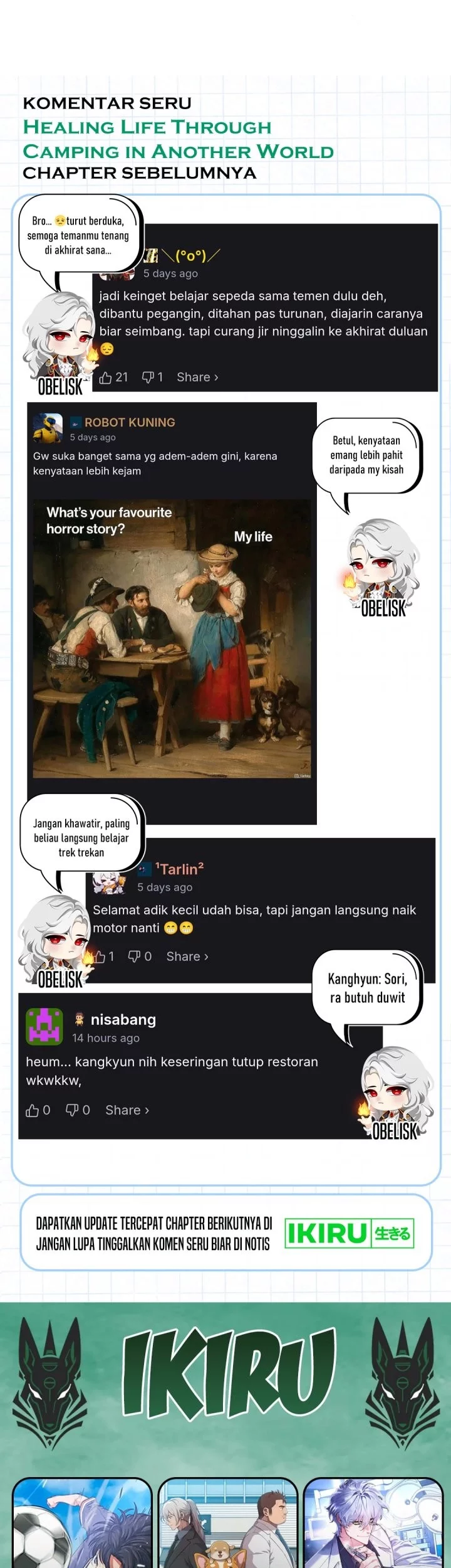 Healing Life Through Camping in Another World Chapter 76 Gambar 72