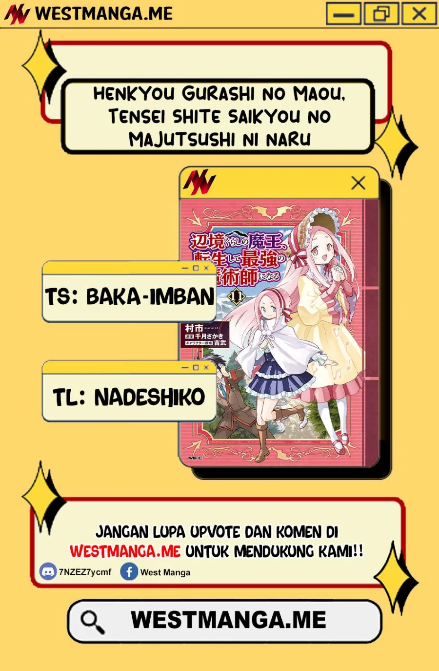 Manga Henkyou Gurashi no Maou, Tensei shite Saikyou no Majutsushi ni naru 〜Aisarenagara Nariagaru Moto Maō wa, Ningen o Shiritai〜 Chapter 51 gambar nomor 2