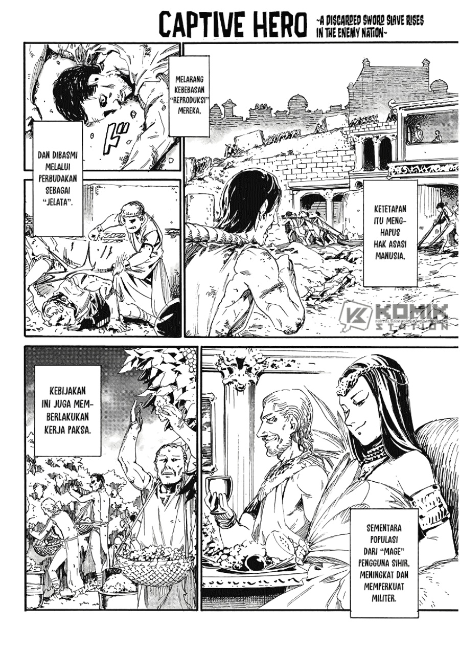 Horyo Eiyuu: Sute koma ni sareta Kendo wa Tekikoku de Nariagaru Chapter 1 Gambar 7