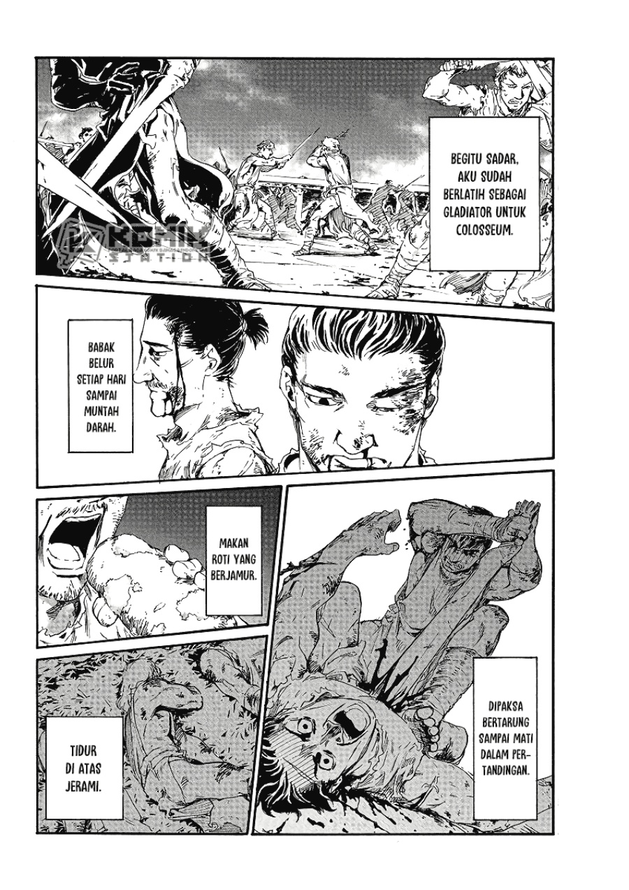 Horyo Eiyuu: Sute koma ni sareta Kendo wa Tekikoku de Nariagaru Chapter 1 Gambar 9