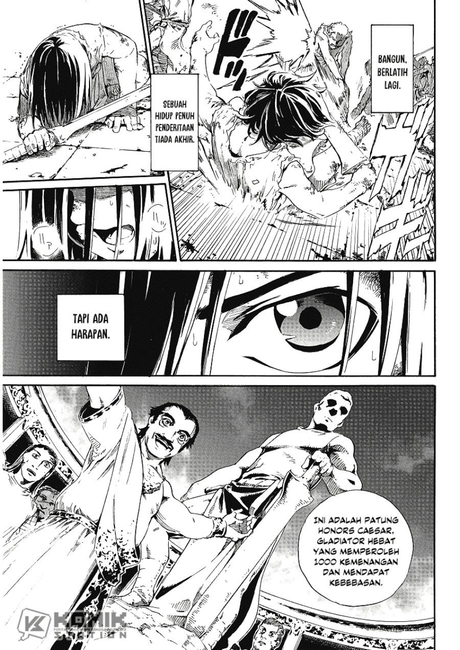 Horyo Eiyuu: Sute koma ni sareta Kendo wa Tekikoku de Nariagaru Chapter 1 Gambar 10