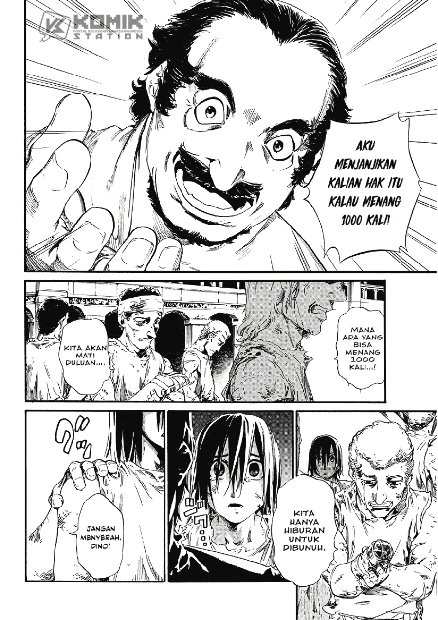 Horyo Eiyuu: Sute koma ni sareta Kendo wa Tekikoku de Nariagaru Chapter 1 Gambar 11