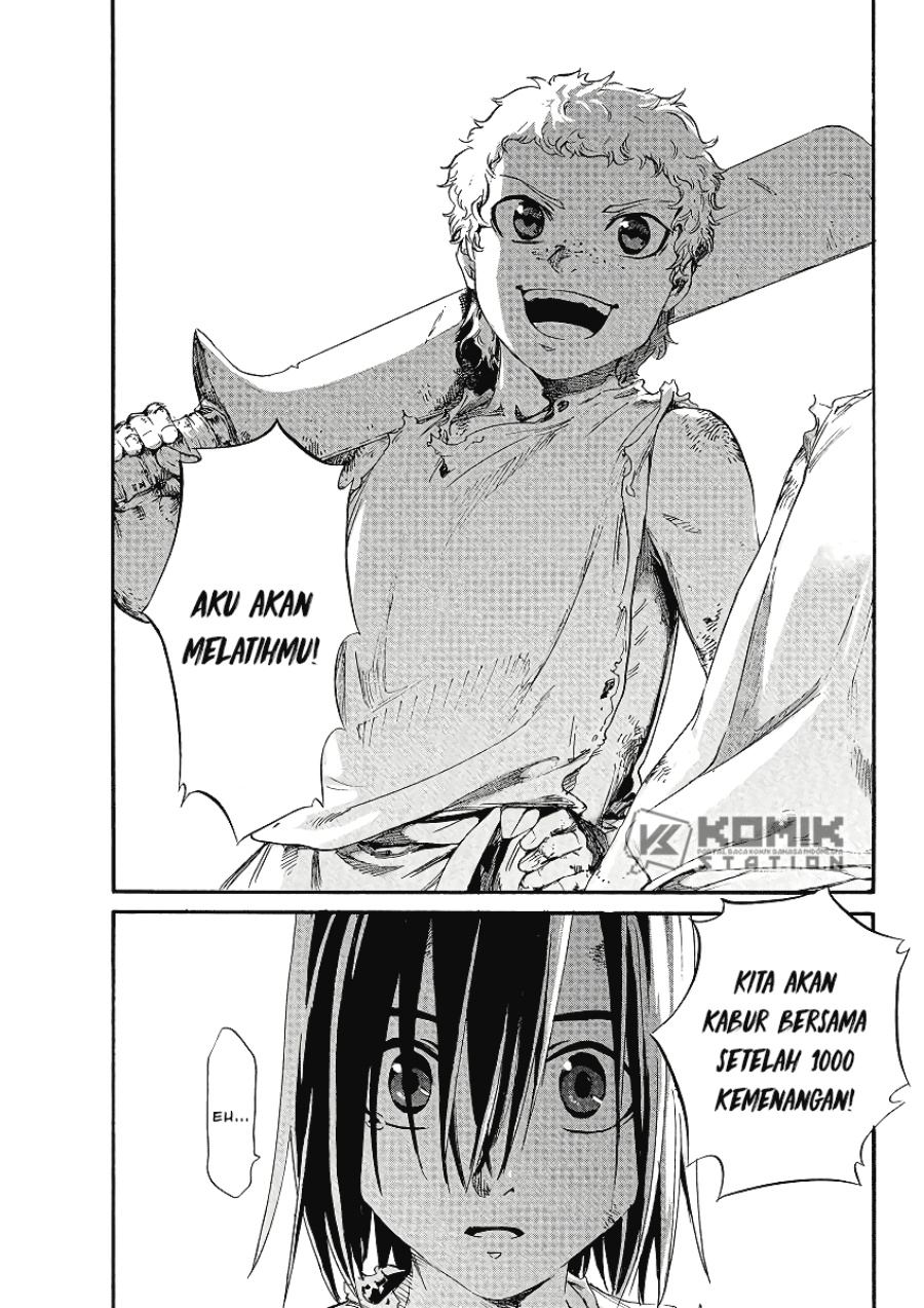 Horyo Eiyuu: Sute koma ni sareta Kendo wa Tekikoku de Nariagaru Chapter 1 Gambar 12