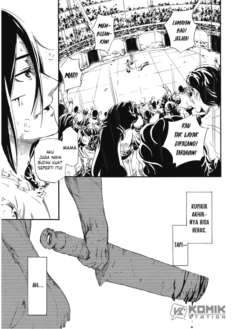 Horyo Eiyuu: Sute koma ni sareta Kendo wa Tekikoku de Nariagaru Chapter 1 Gambar 16