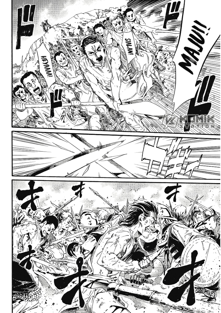 Horyo Eiyuu: Sute koma ni sareta Kendo wa Tekikoku de Nariagaru Chapter 1 Gambar 23