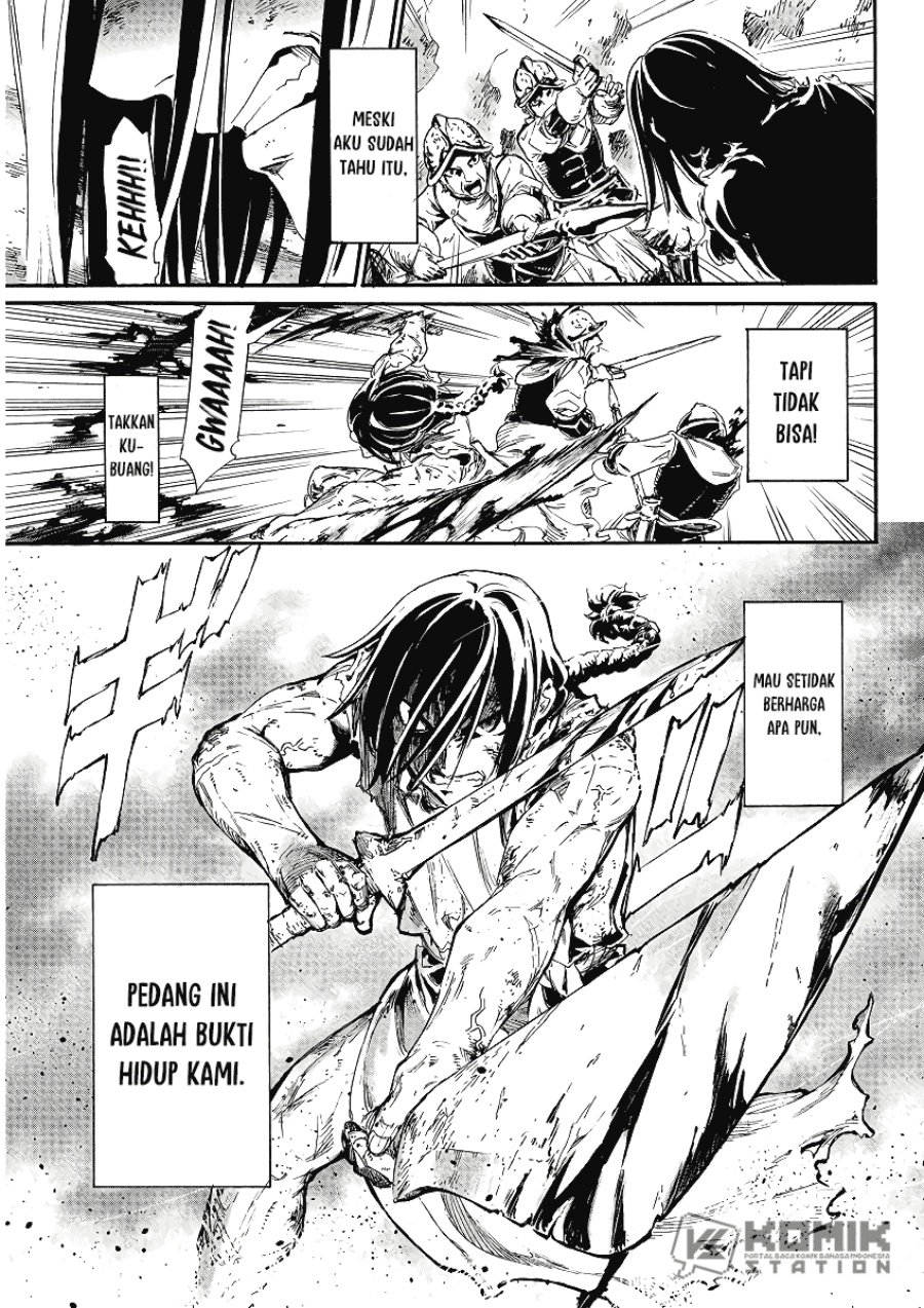 Horyo Eiyuu: Sute koma ni sareta Kendo wa Tekikoku de Nariagaru Chapter 1 Gambar 28