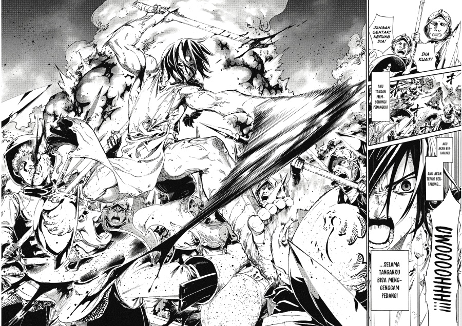 Horyo Eiyuu: Sute koma ni sareta Kendo wa Tekikoku de Nariagaru Chapter 1 Gambar 29