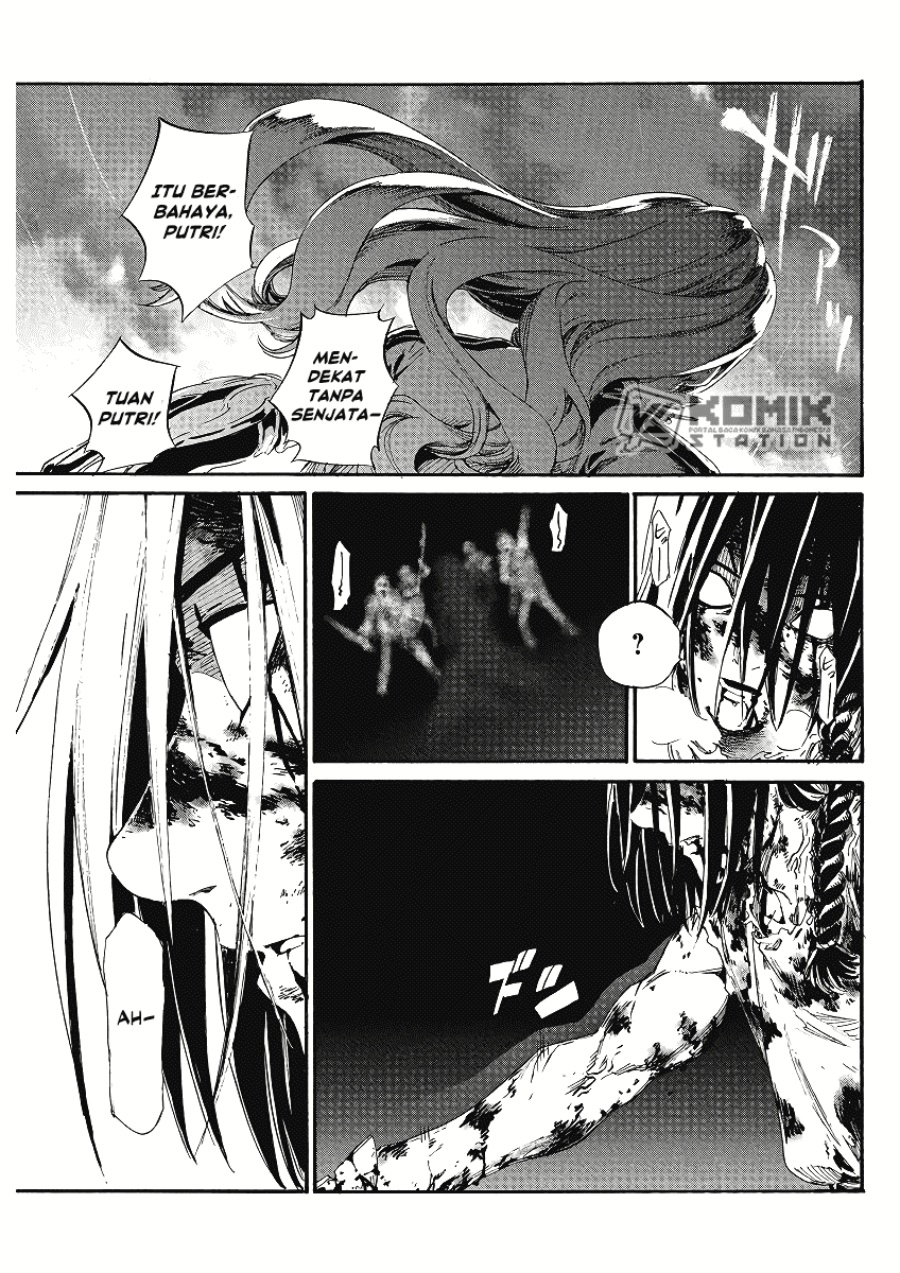 Horyo Eiyuu: Sute koma ni sareta Kendo wa Tekikoku de Nariagaru Chapter 1 Gambar 39