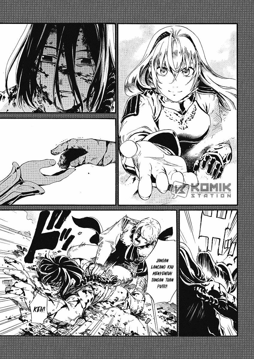 Horyo Eiyuu: Sute koma ni sareta Kendo wa Tekikoku de Nariagaru Chapter 2 Gambar 6