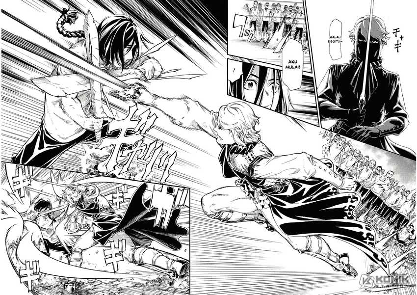 Horyo Eiyuu: Sute koma ni sareta Kendo wa Tekikoku de Nariagaru Chapter 2 Gambar 22