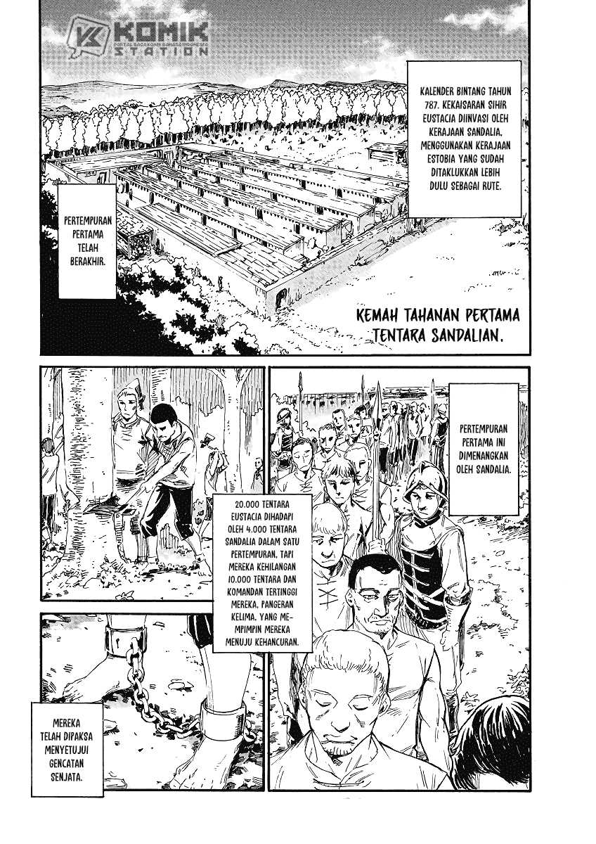 Horyo Eiyuu: Sute koma ni sareta Kendo wa Tekikoku de Nariagaru Chapter 2 Gambar 3