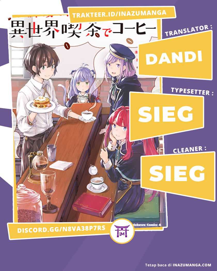 Komik Houkago wa, Isekai Kissa de Coffee wo Chapter 3 gambar nomor 1