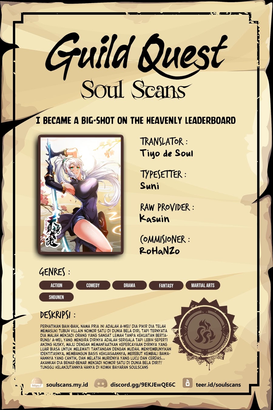 Komik I Became a Big-Shot on the Heavenly Leaderboard Chapter 27 gambar nomor 1