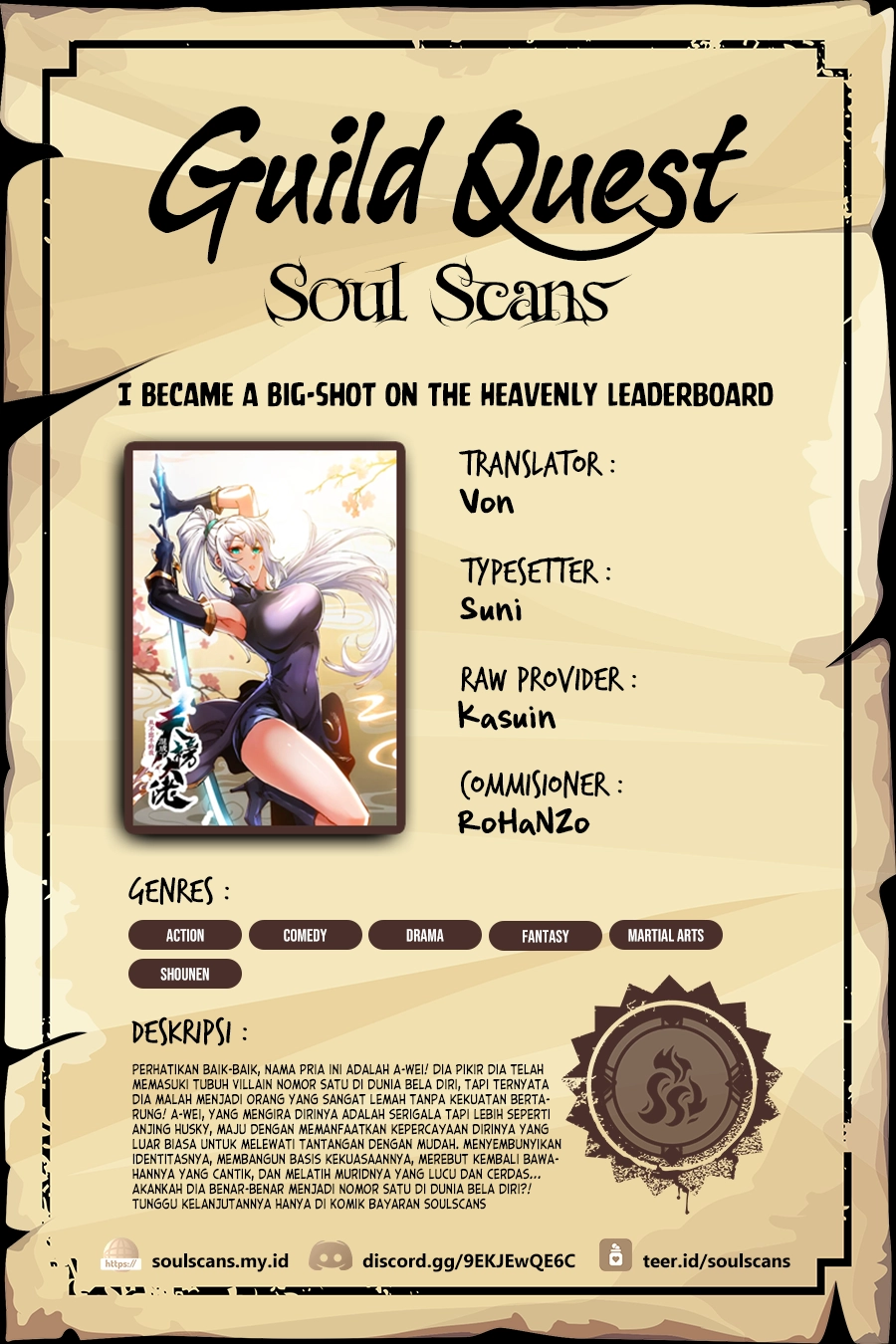 Komik I Became a Big-Shot on the Heavenly Leaderboard Chapter 28 gambar nomor 1