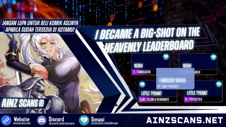 Komik I Became a Big-Shot on the Heavenly Leaderboard Chapter 8 gambar nomor 1