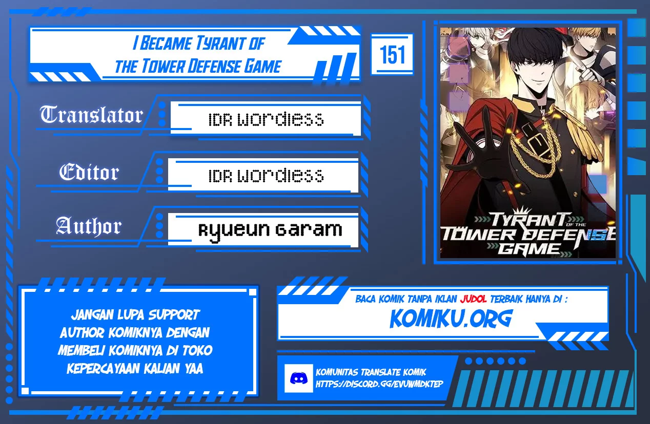 Komik I Became the Tyrant of a Defense Game Chapter 151 gambar nomor 1