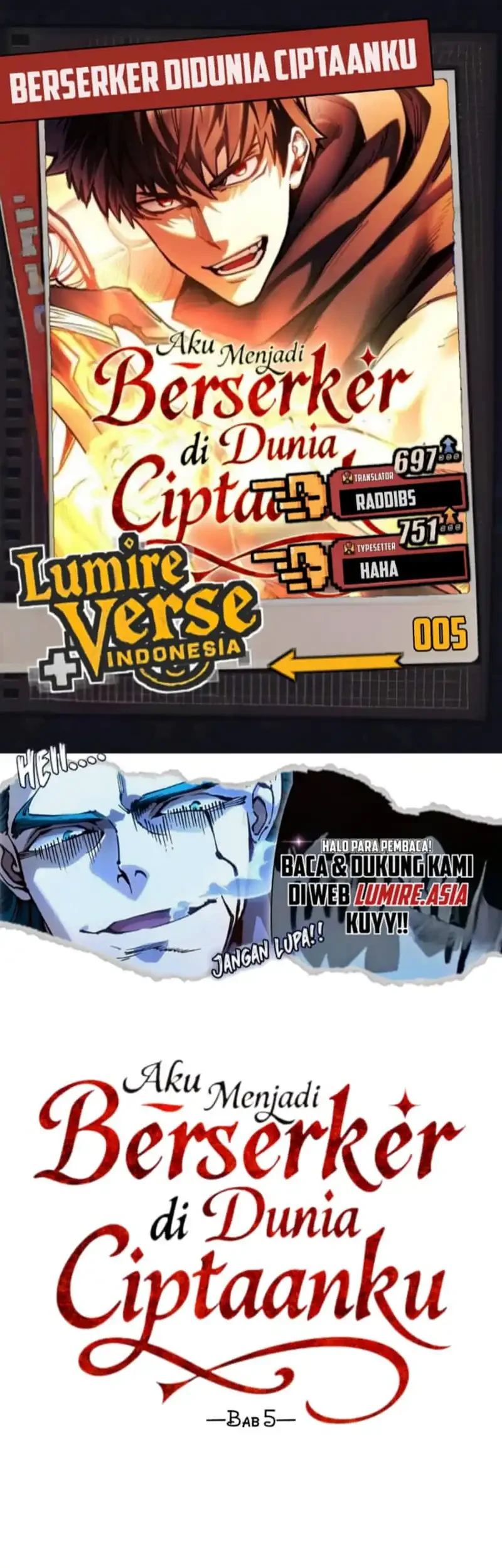 Komik I Became the Berserker of the World I Created Chapter 5 gambar nomor 1